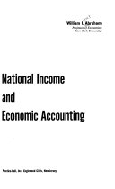 National Income and Economic Accounting