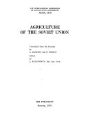 Agriculture of the Soviet Union
