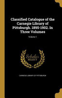 CLASSIFIED CATALOGUE OF THE CA