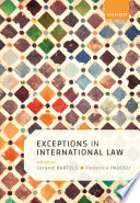 Exceptions in International Law Book PDF