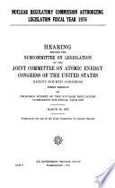 Hearings and Reports on Atomic Energy
