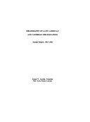 Bibliography of Latin American and Caribbean Bibliographies