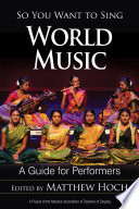 So You Want to Sing World Music Book