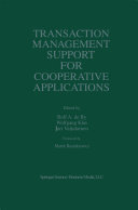 Transaction Management Support for Cooperative Applications