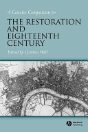 A Concise Companion to the Restoration and Eighteenth Century