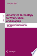 Automated Technology for Verification and Analysis Book
