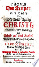 Thomae Von Kempen Vier Bücher von der Nachfolge Christi