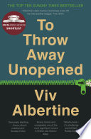 To Throw Away Unopened PDF Book By Viv Albertine