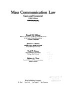 Mass Communication Law