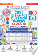 Oswaal CBSE Sample Question Papers Class 10 Social Science Book (For 2023 Exam)