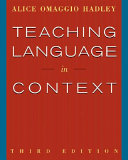 Teaching Language in Context