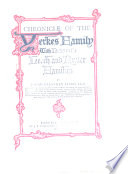 Chronicle of the Yerkes Family Book