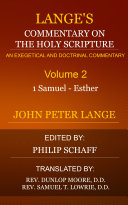 Lange's Commentary on the Holy Scripture, Volume 2