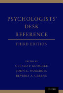 Psychologists' Desk Reference