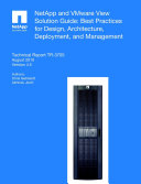 NetApp and VMware View Solution Guide
