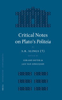 Critical Notes on Plato s Politeia