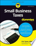 Small Business Taxes For Dummies Book