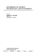 Handbook of Energy Technology and Economics Book