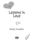 Lessons In Love Book PDF