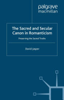 The Sacred and Secular Canon in Romanticism