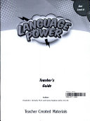Language Power: Grades 3-5 Level A Teacher's Guide