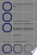 Handbook on the Physics and Chemistry of Rare Earths Book