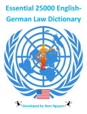 Essential 25000 English-German Law Dictionary Pdf/ePub eBook