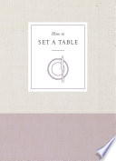 How to Set a Table Book