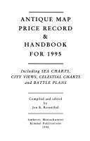 Antique Map Price Record   Handbook for    