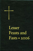 Lesser Feasts and Fasts 2006 Book PDF