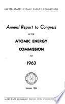 Annual Report to Congress   U S  Atomic Energy Commission