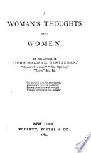 A Woman s Thoughts about Women Book