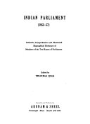 Indian Parliament 1952 57 