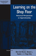 Learning on the Shop Floor Book Bert De Munck,Steven L. Kaplan,Hugo Soly