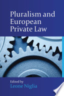 Pluralism And European Private Law