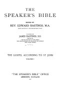 The Speaker S Bible