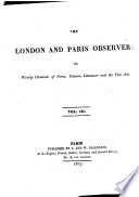 The London and Paris Observer PDF Book By N.a