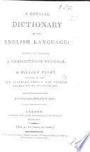 A General Dictionary of the English Language