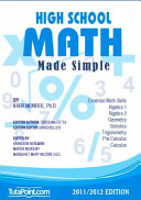 High School Math Made Simple Book