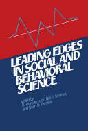 Leading Edges in Social and Behavioral Science