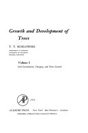 Growth and Development of Trees  Seed germination  ontogeny  and shoot growth Book