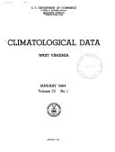 Climatological Data, West Virginia