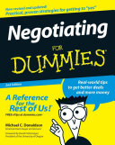 Negotiating For Dummies Pdf/ePub eBook