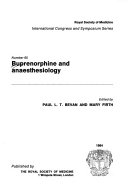 Buprenorphine And Anaesthesiology