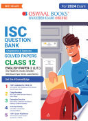 Oswaal ISC Question Bank Class 12 English Paper 2 Literature Book  For 2023 24 Exam  Book PDF