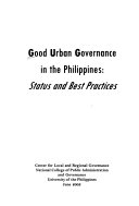 Good Urban Governance in the Philippines