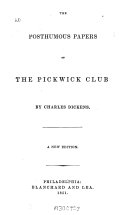 The posthumous papers of the Pickwick club. The old curiosity shop and other tales