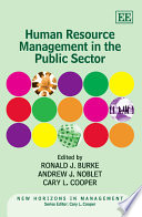 Human Resource Management in the Public Sector Book