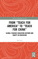 From “Teach For America” to “Teach For China”