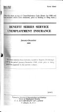 Benefit Series Service  Unemployment Insurance